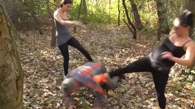 Poster: Kicking The Old Slave In The Forest