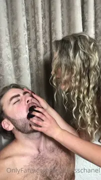 Poster: 64 iworshipavaonyx 2020-10-17-1049889999-Gagging @luke london with my precious panties. How badly do you wish you were in this losers place