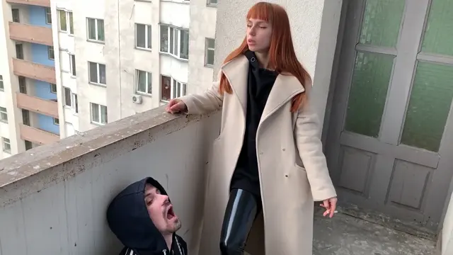 Poster: Human Ashtray Dirty Femdom Outdoor
