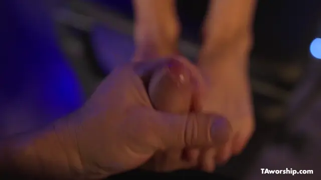 Poster: Footjob by pornstar Jasmine Rouge