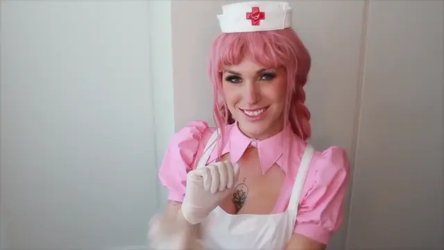 Poster: ManyVids presents Lara Loxley in 24 Nurse JOI Needs A Sample