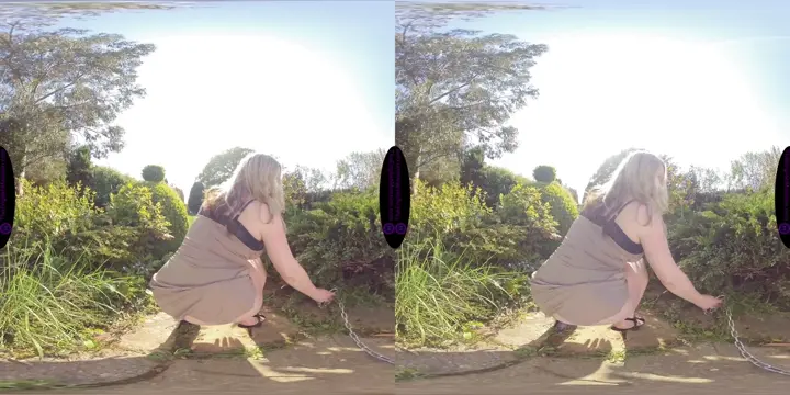 Poster: The English Mansion – Miss Eve Harper – Garden Tongue Work VR