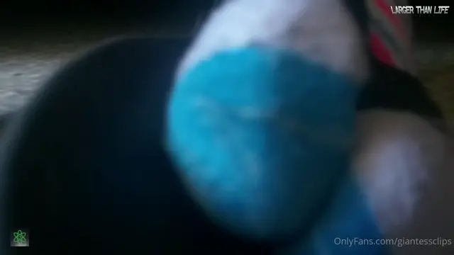 Poster: Larger Than Life – Socking Ripping Giantess Growth starring Valery Maxwell