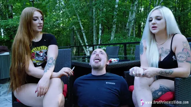 Poster: Brat Princess 2 – Mariah and Riley – Human Ashtray gets Scrotum Burned 4K