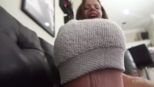 Poster: Bratty Foot Girls - Luna Blackmails Her Teacher