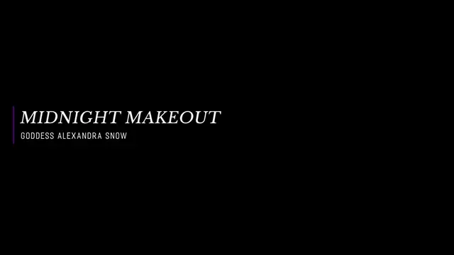 Poster: Goddess Alexandra Snow - Midnight Makeout