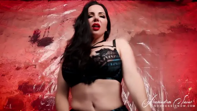 Poster: Goddess Alexandra Snow – The Classic Double-Cross