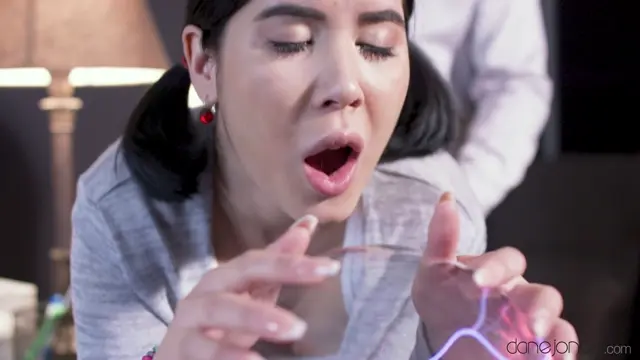 Poster: Teacher fucks sexy student on desk