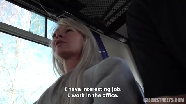 Poster: Luxurious MILF Fucked In A Public Bus - E139