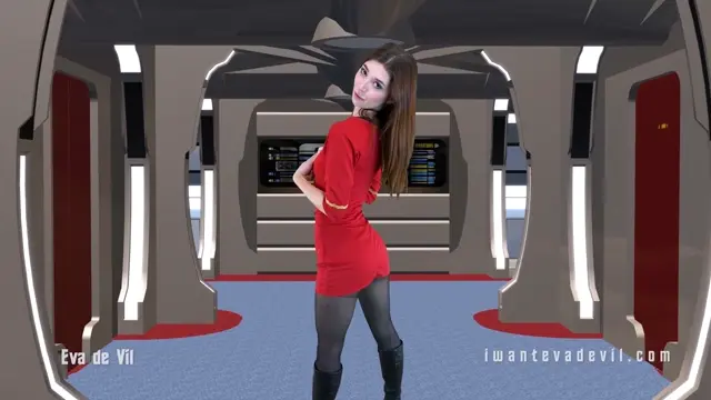 Poster: Eva De Vil – USS Eva Galactic Domination