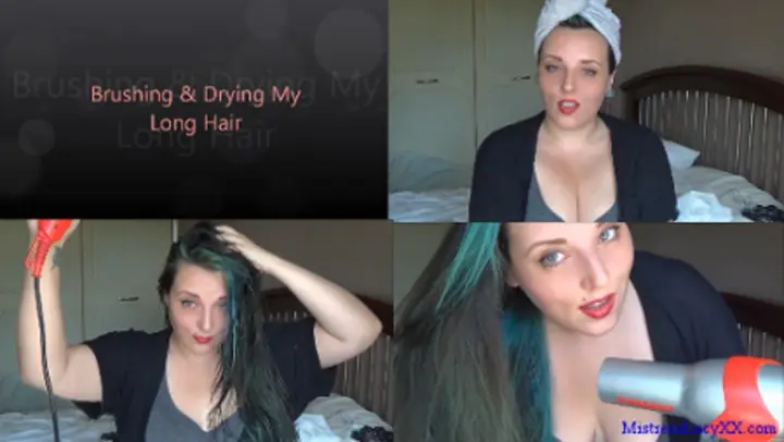 Poster: Brushing & Drying My Long Hair