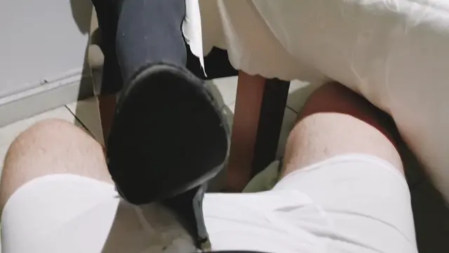 Poster: Dirty Shoe Job Causes Cum In Pants